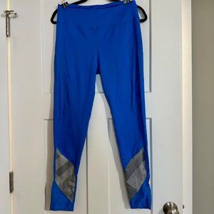 Orangetheory Mesh Panel Leggings - Blue - Ladies Large